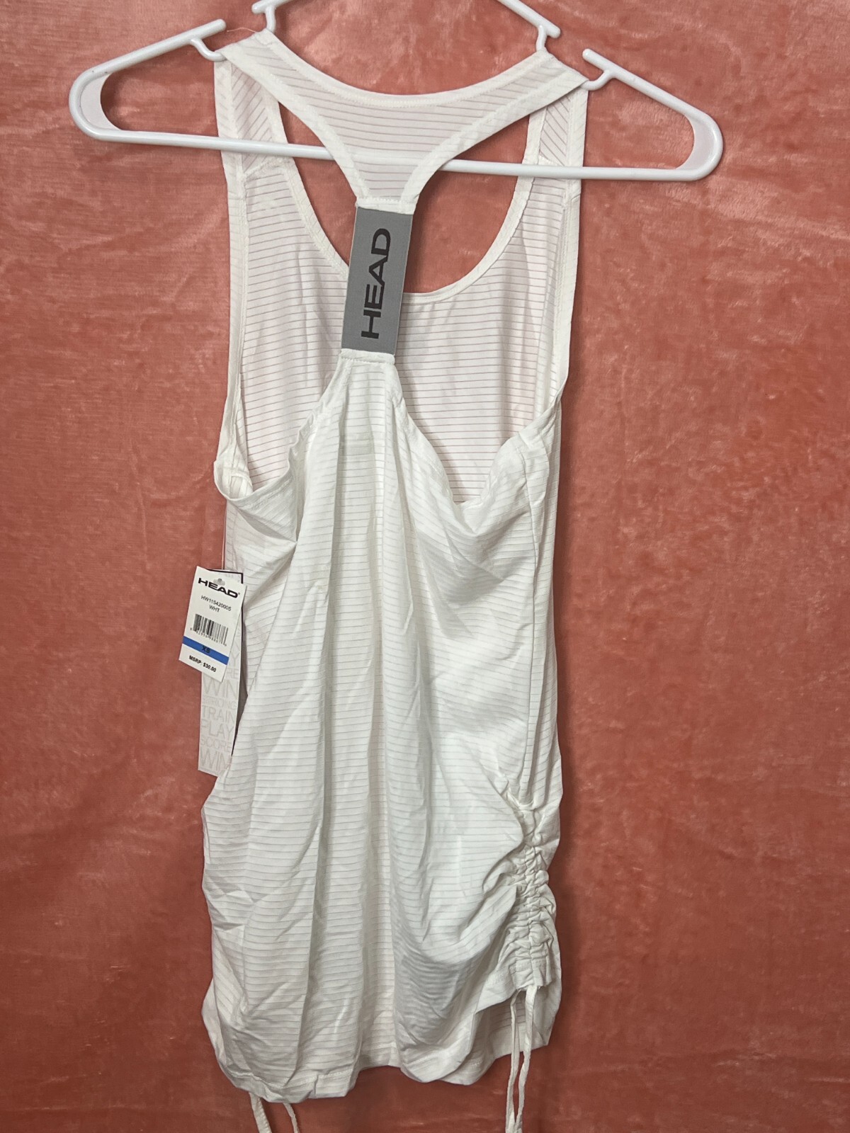 Head White Tank Top Size X Small (XS) Workout W/ Tags