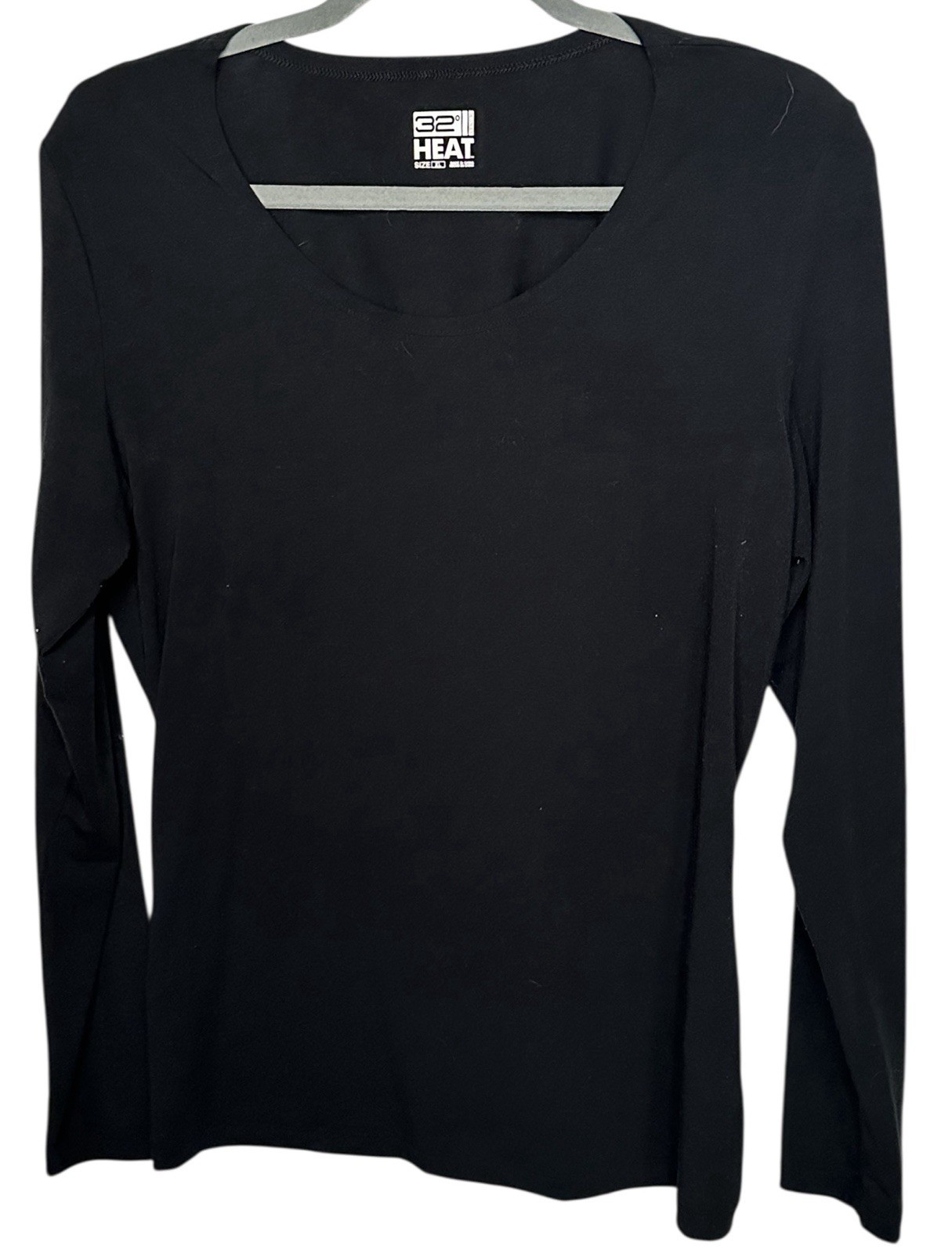 32 Degrees Heat Women Scoop Tee Top Sz XL Long Sleeve Base Layer Lightweight