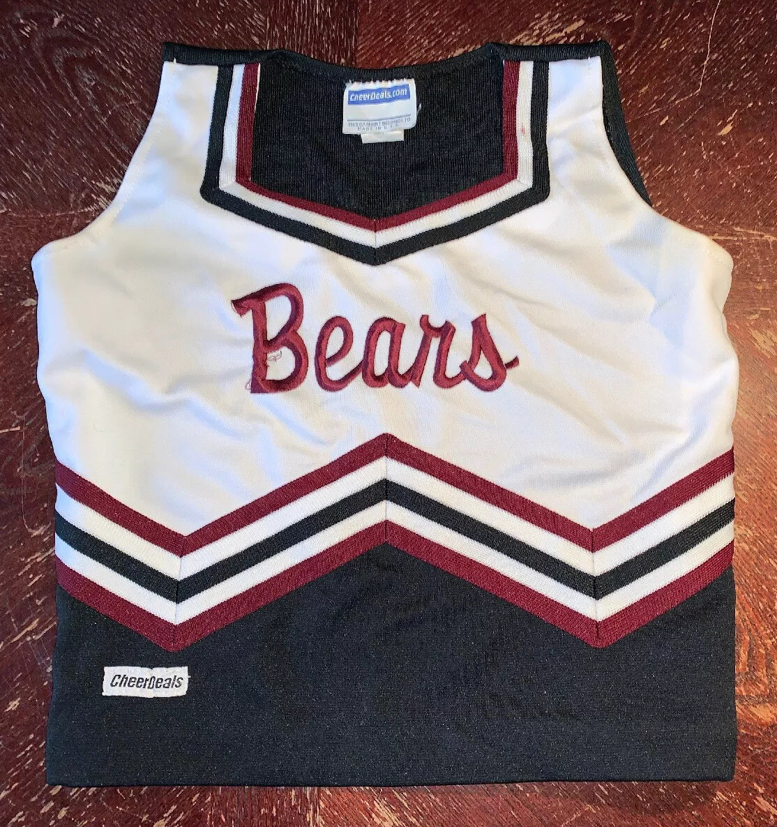 Chearleader Top – Bears- USA Youth Large – Big Bear CA