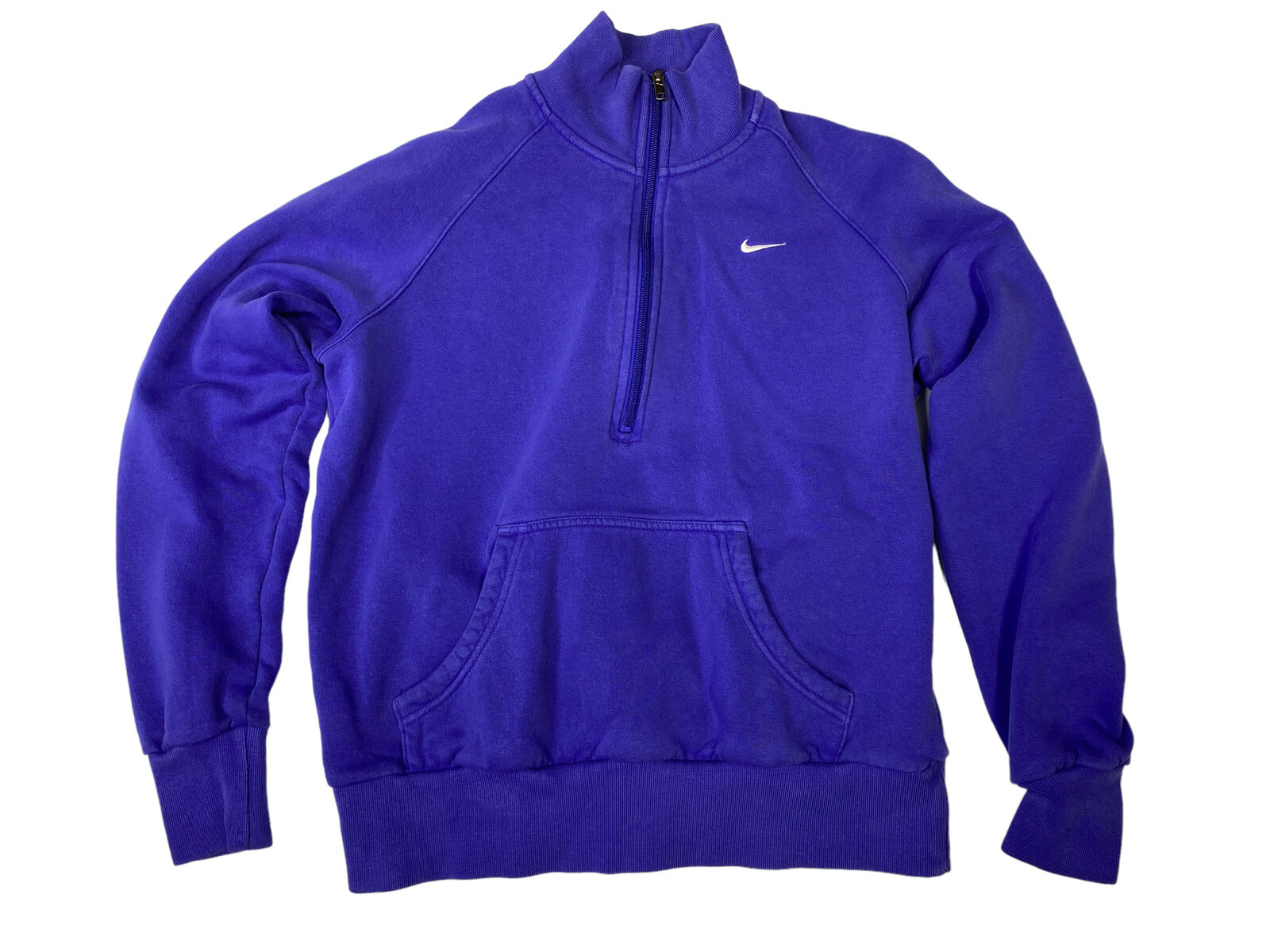 Nike The Athletic Dept Women’s Large Purple 1/4 Zip Pullover Mock Neck Pullover
