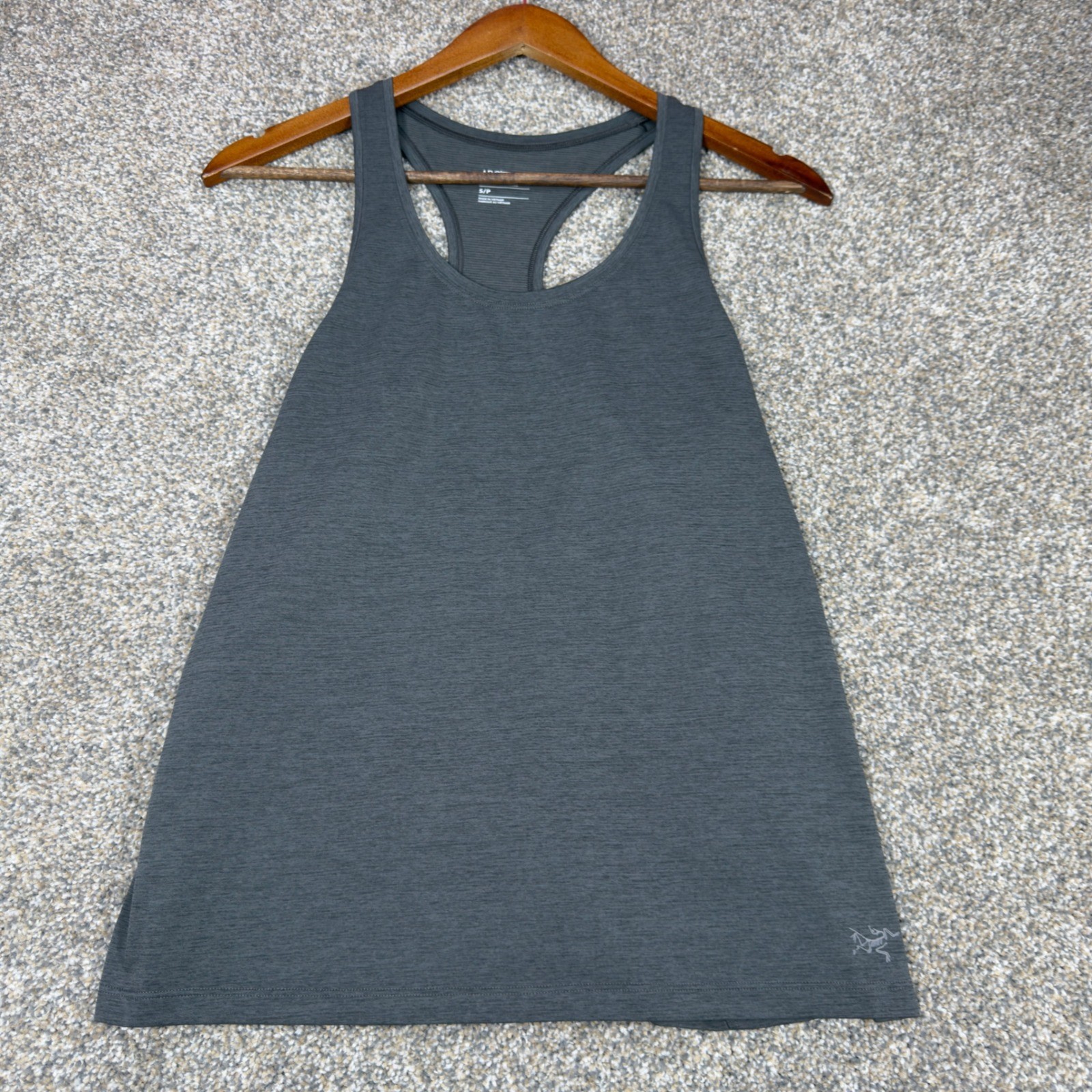 Arcteryx Womens Grey Racerback Tank Top Small Performance Activewear Hiking S/P