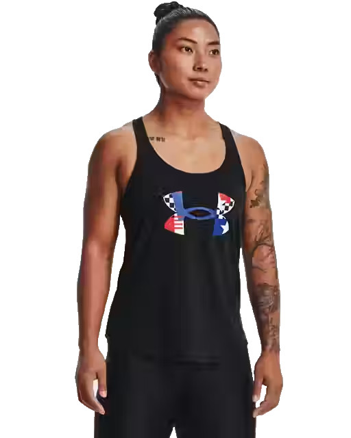 New Women’s Under Armour UA Freedom Loose Fit Tank Size M Black
