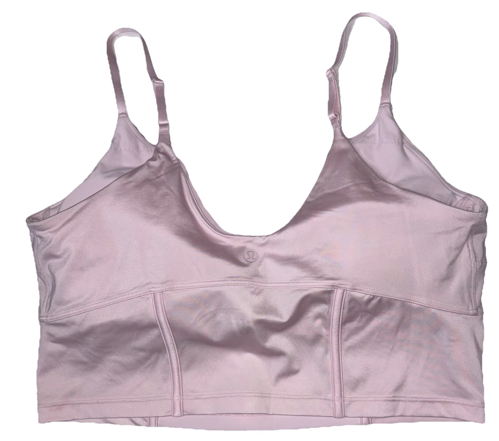 NWT💖LULULEMON💖SIZE 12💖ALIGN TANK C/D*SATIN💖ADJUSTS💖AUTHENTIC💖BLISSFUL PINK