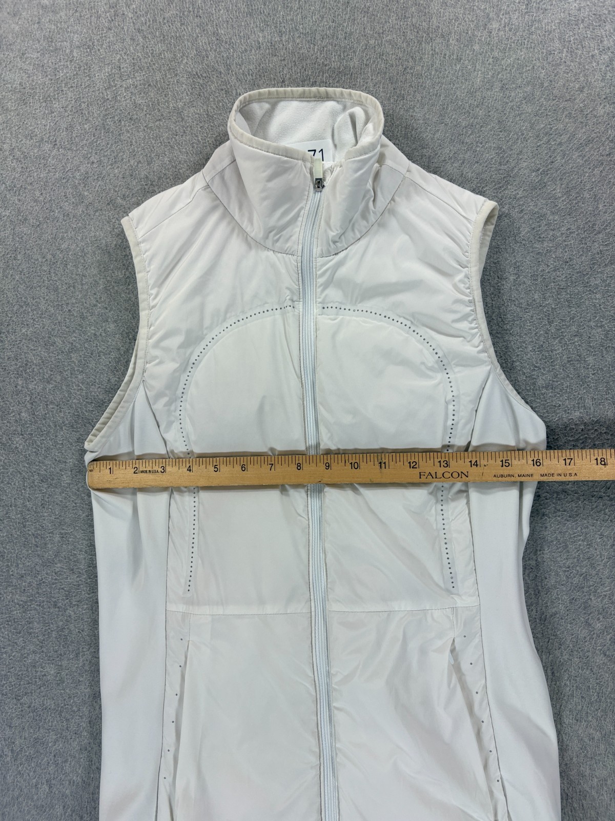 Lululemon Performance Athletic Jacket Vest (Women’s Size 8) White