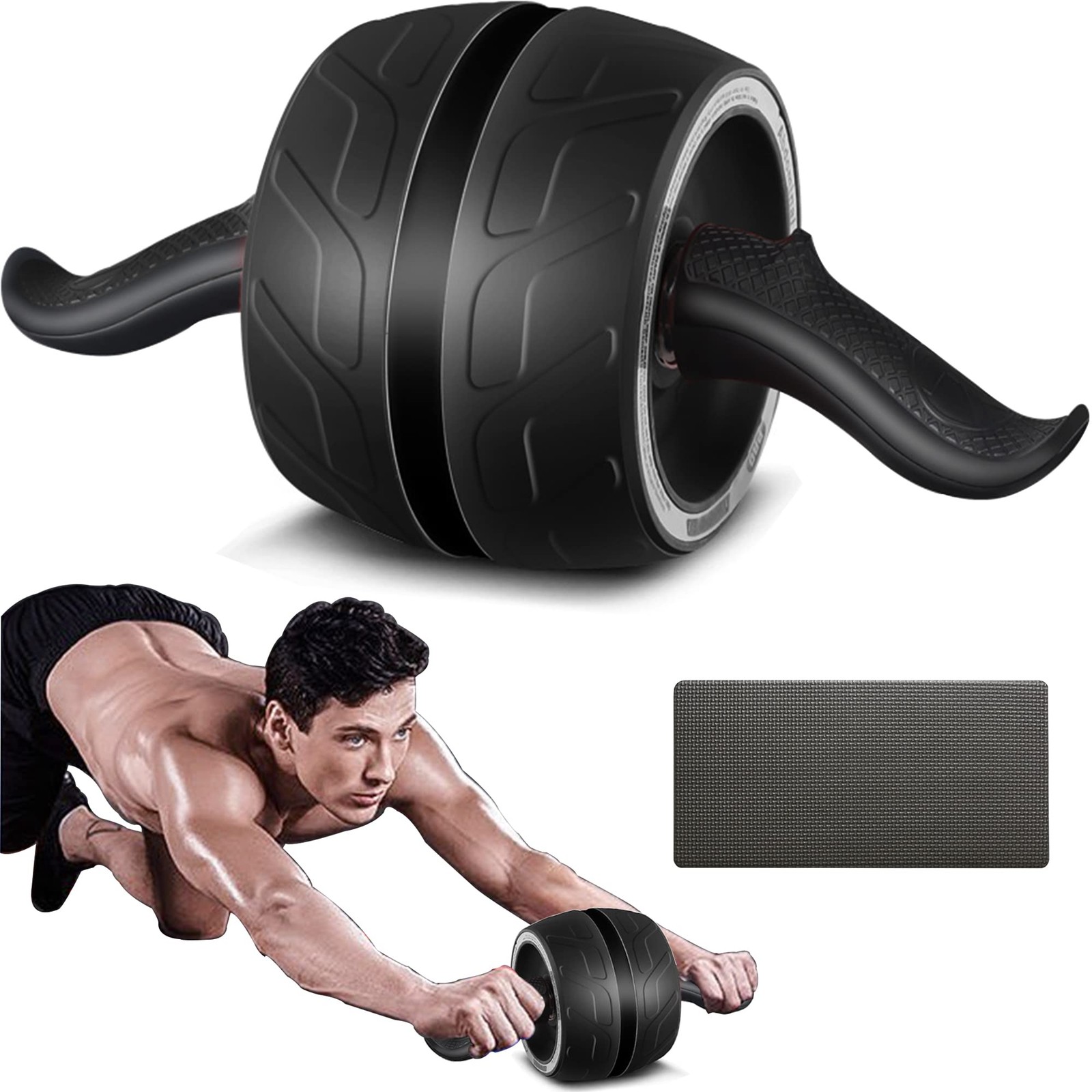 A.F.N.A.L Ab Wheel Roller Resistance Spring Automatic Rebound Core Trainer