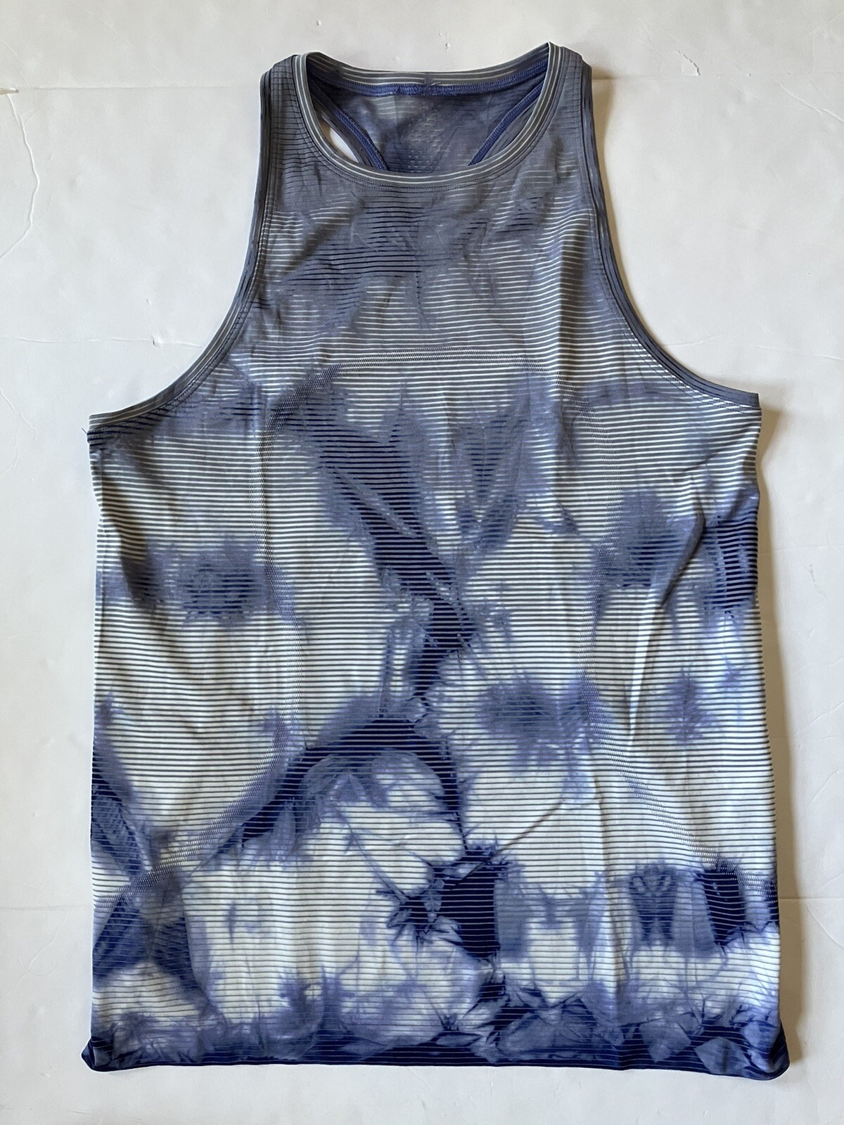 Lululemon SWIFTLY tech Tank 2.0 Wash Shibori Midnight Orchid Tie Dye 2 EUC