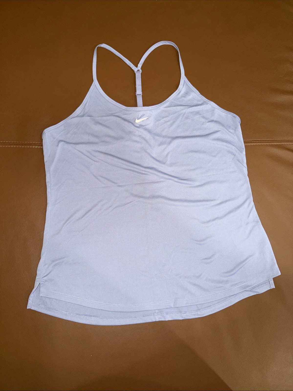 Nike Tank Top Women’s Large Purple Dri-Fit One Elastika Standard Fit DD4941-519