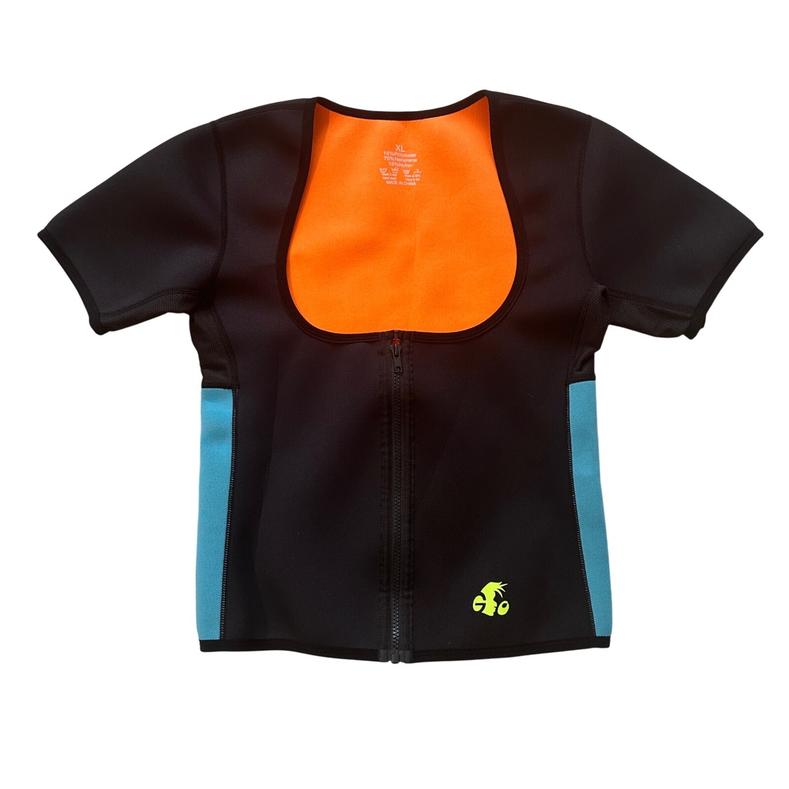Sauna Vest Workout Top Neoprene Slimming Body Shaper Shirt Womens XL
