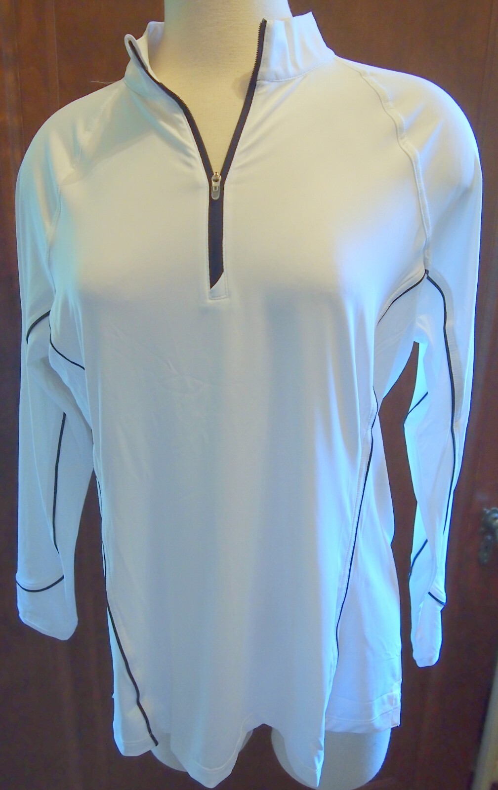 Peter Millar Women’s Raglan-Sleeve Sun Shirt Quarter Zip Pullover NWT Small $99