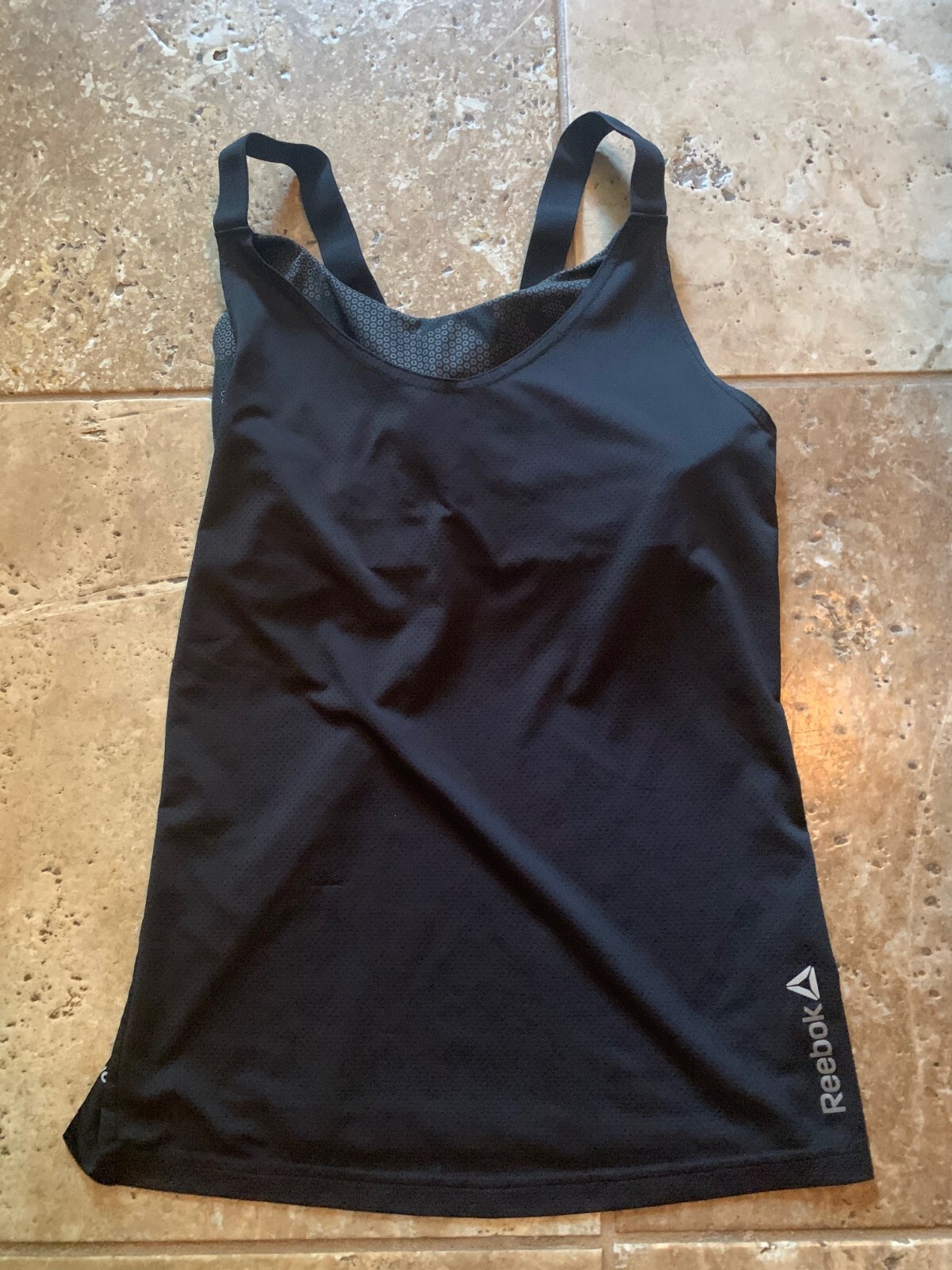 Reebok black tank S