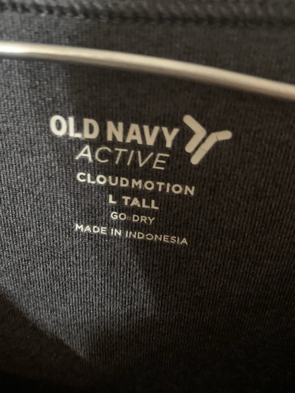 Womens Old Navy Active Cloud Motion Long Sleeve Dark Gray Shirt Size Large Tall