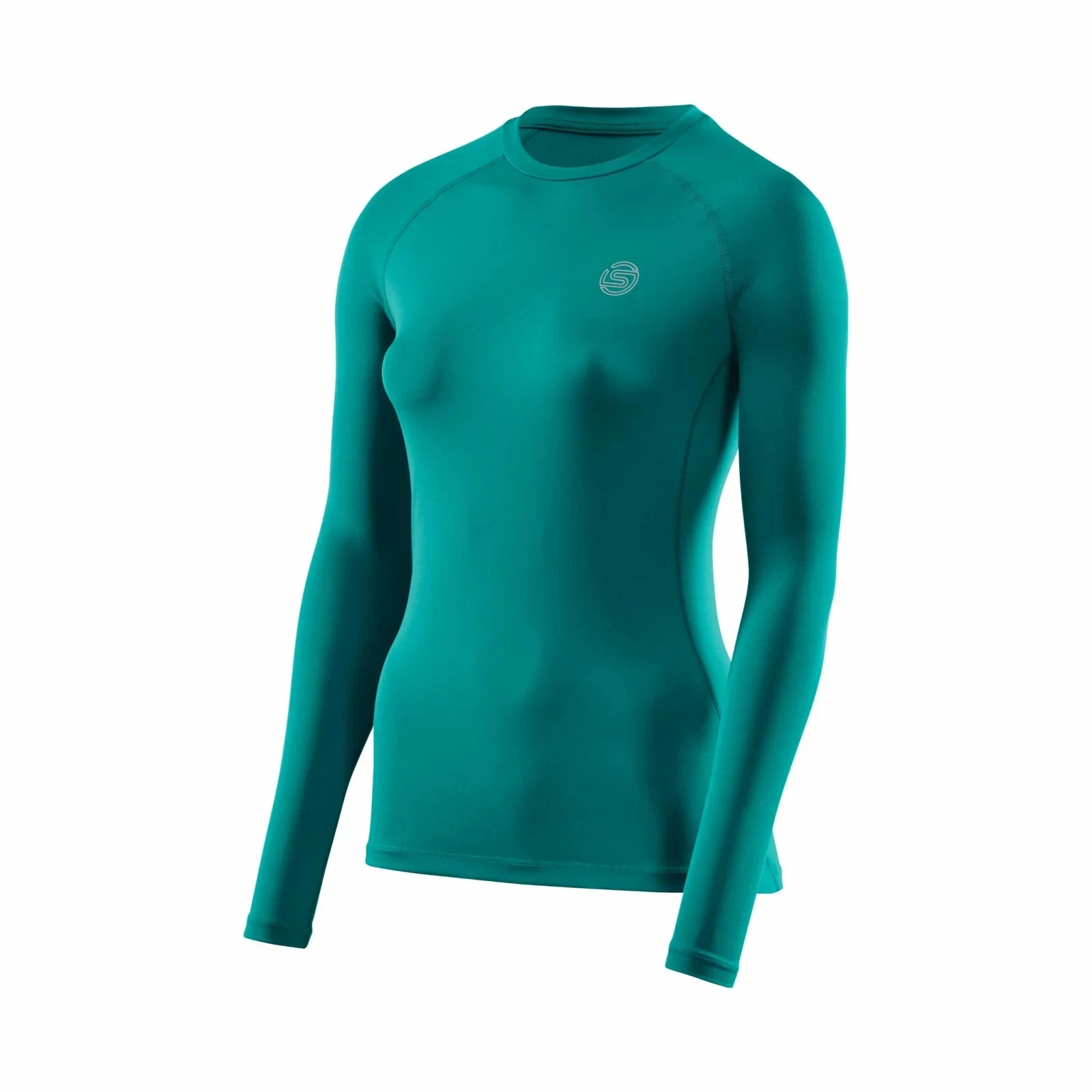 SKINS Series-2 Ladies Long Sleeve Top Womens Size Small Teal NEW