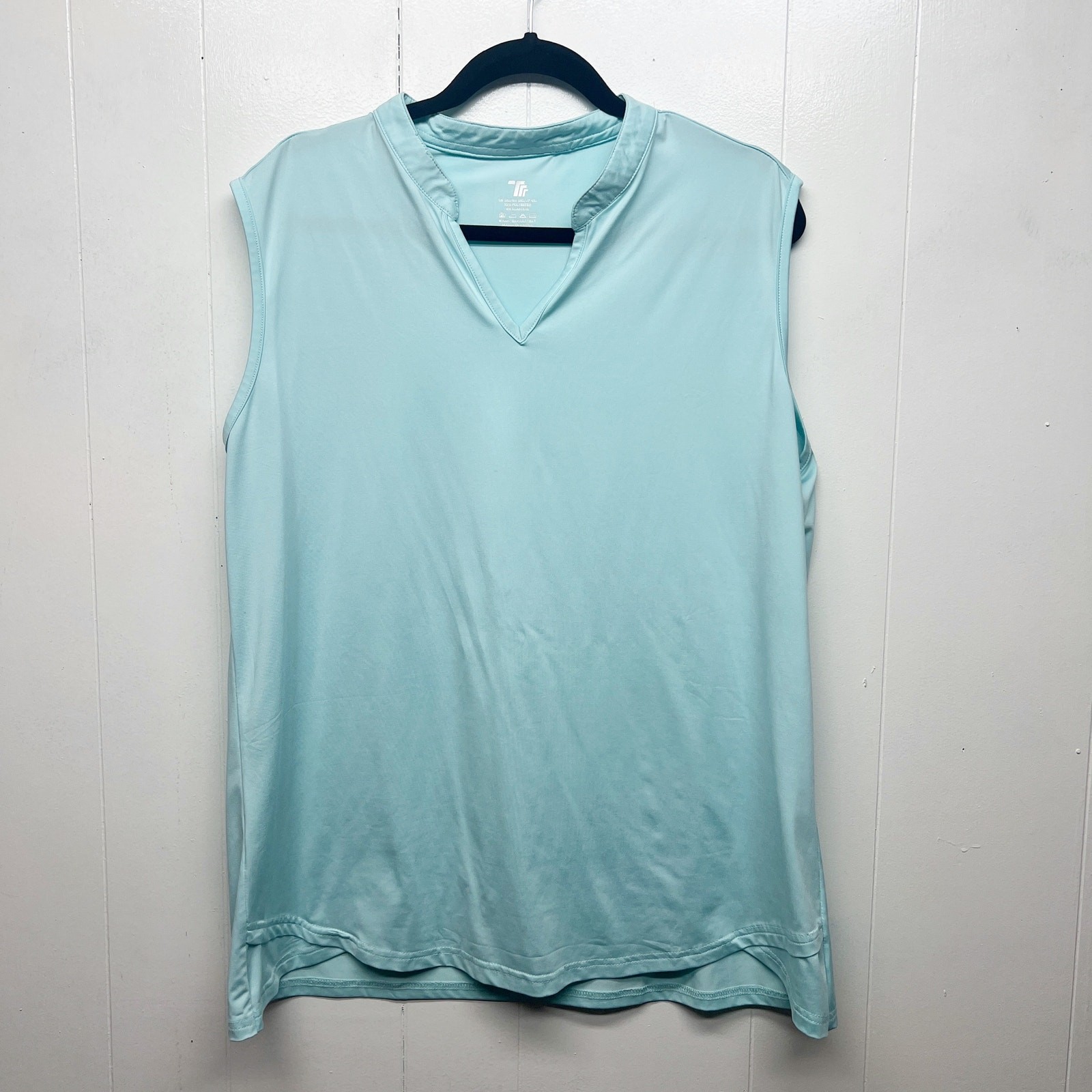 TRR Womens Top 2X Activewear Fitness Walking Lightweight Breathable Stretch