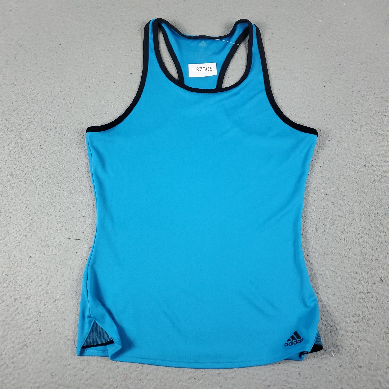 Adidas Tank Top Shirt Womens Small Blue Active Running Work Out