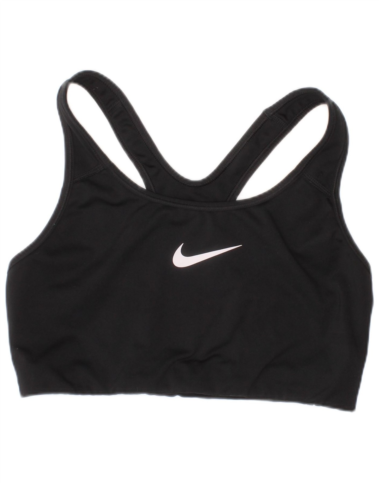 Nike Womens Dri Fit Graphic Sport Bra Top Medium Black Sports K226
