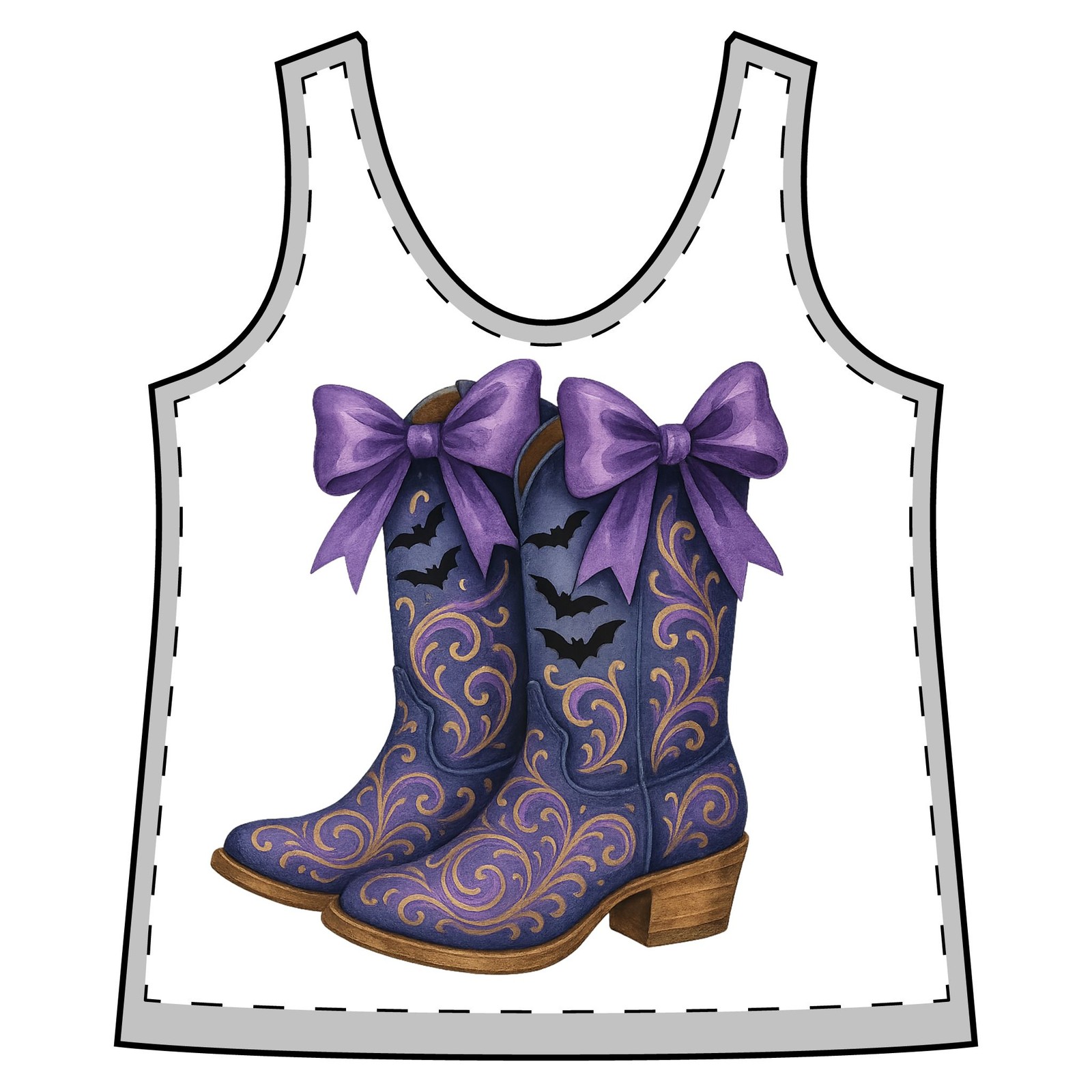 Western Inspired Women Tank, Stylish Tee, Summer Apparel, Cute Graphic