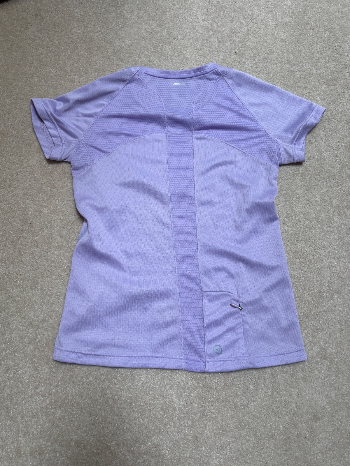Adidas Climacool Supernova Lavender Purple Short Sleeve Running Top Sz M