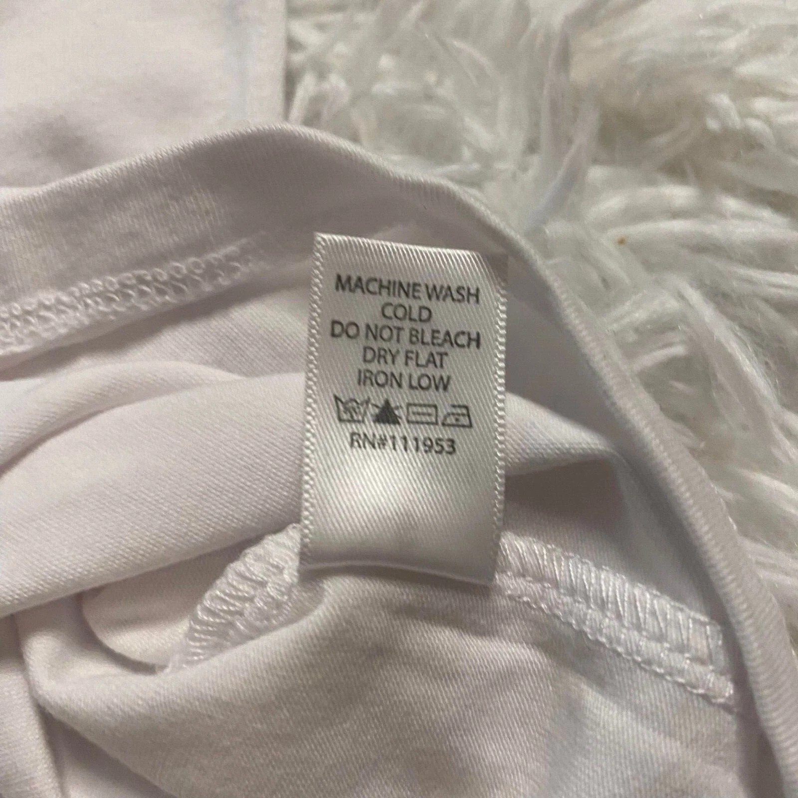Active USA Round Neck Striped Cotton Sleeveless Tank Top White MEDIUM