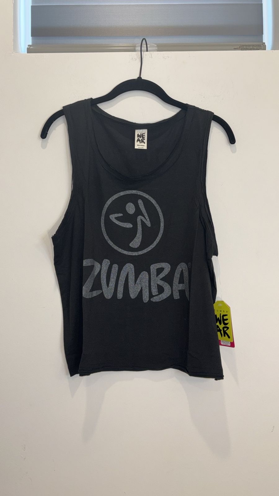 Zumba Wear Legend Instructor Loose Tank Bold Black Medium Z1T02161