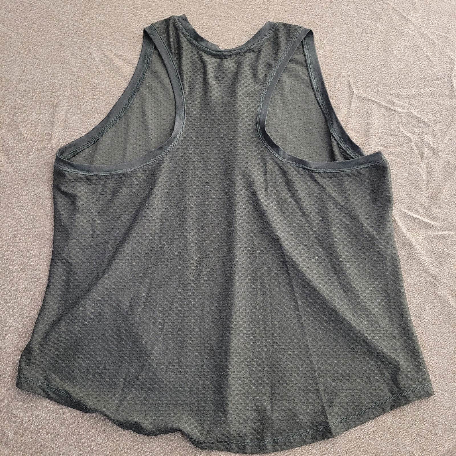 Tek Gear Workout Scoop Neck Performance Athleisure Tank Top Green Womens XXL
