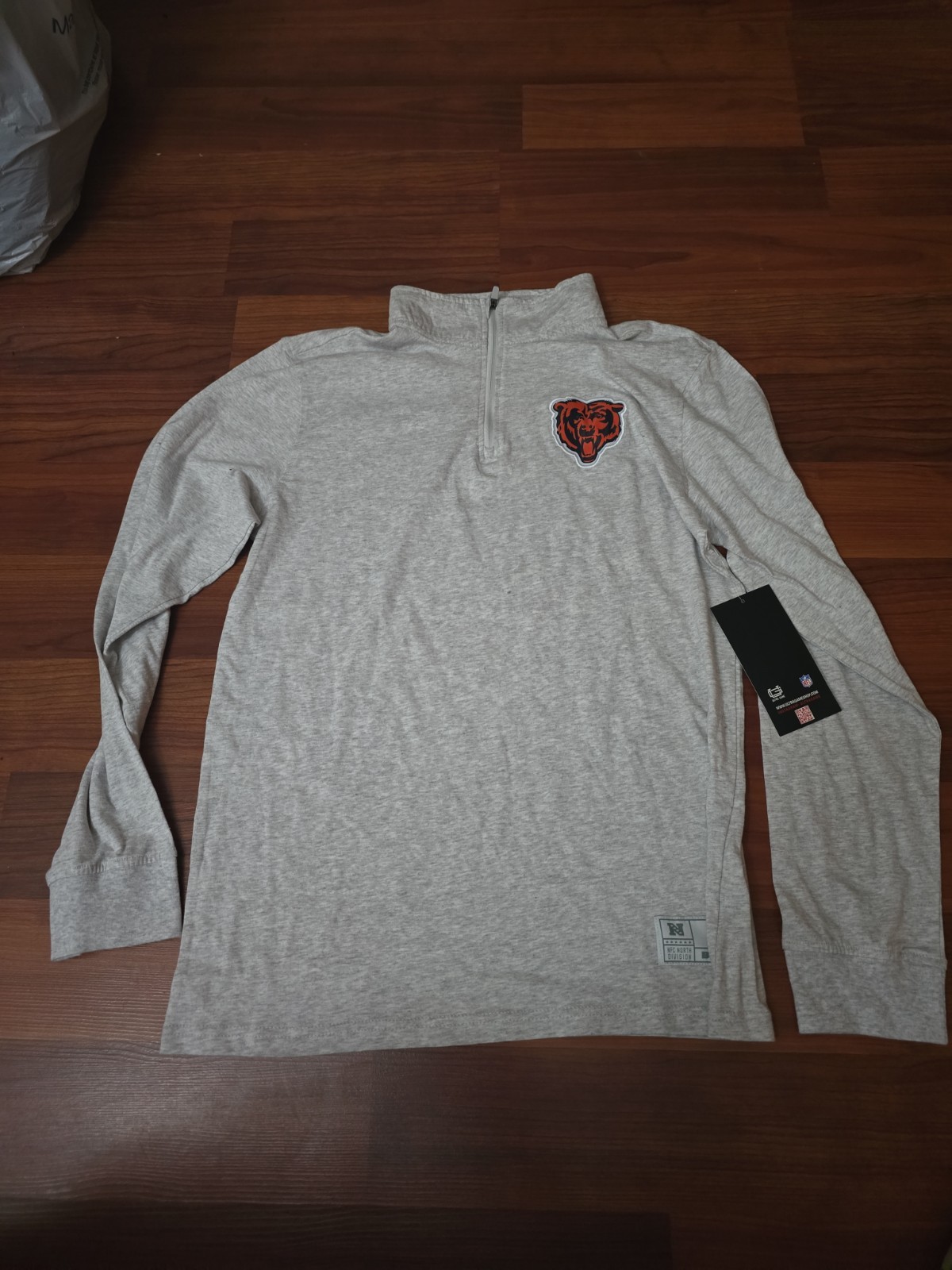 NFL Chicago Bears Women Sweatshirt Sweater Long Sleeve Gray Medium