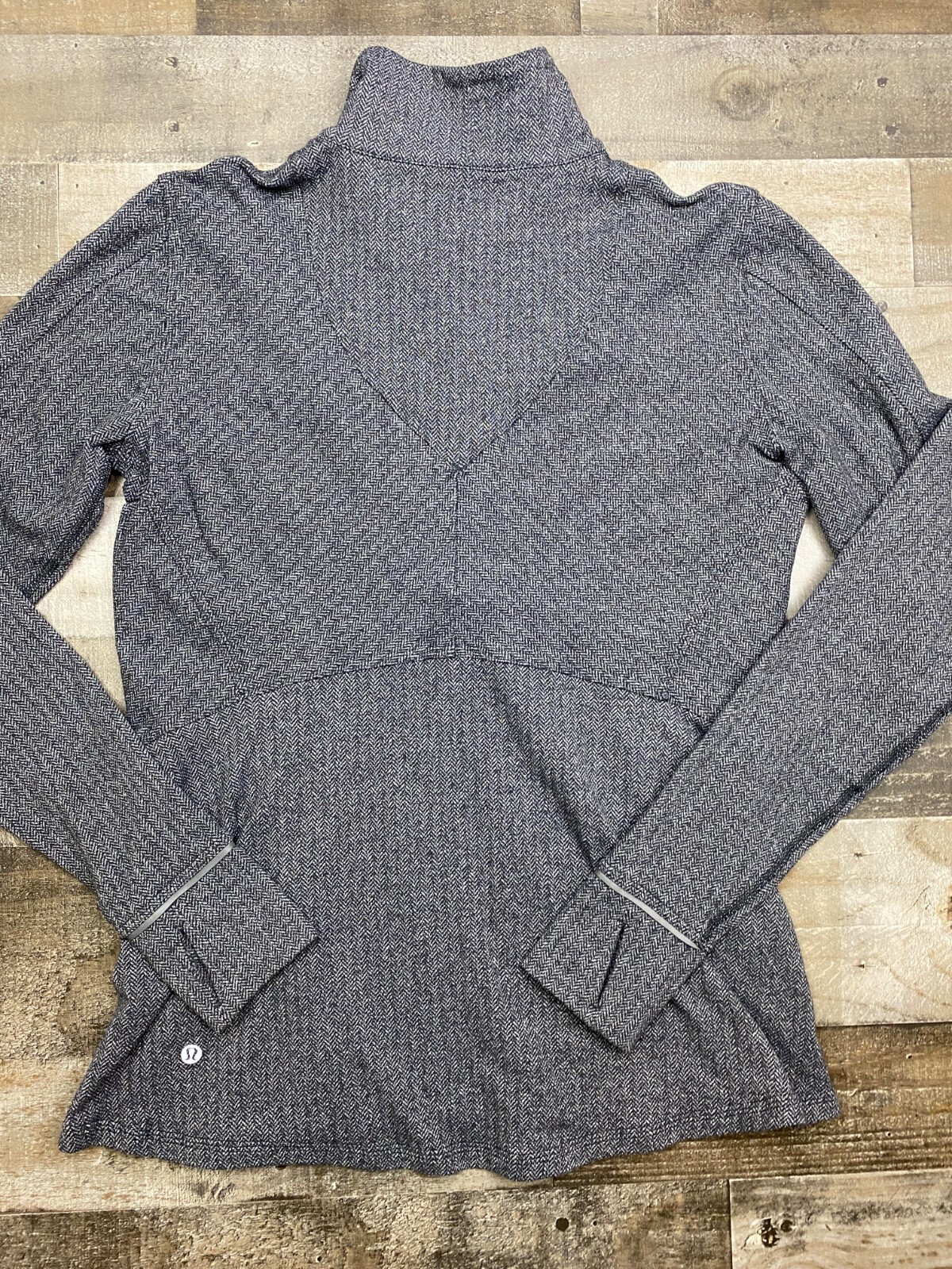 Lululemon Jacket Size 12 Kanto Catch Me Herringbone Half 1/2 Zip Pullover Shirt