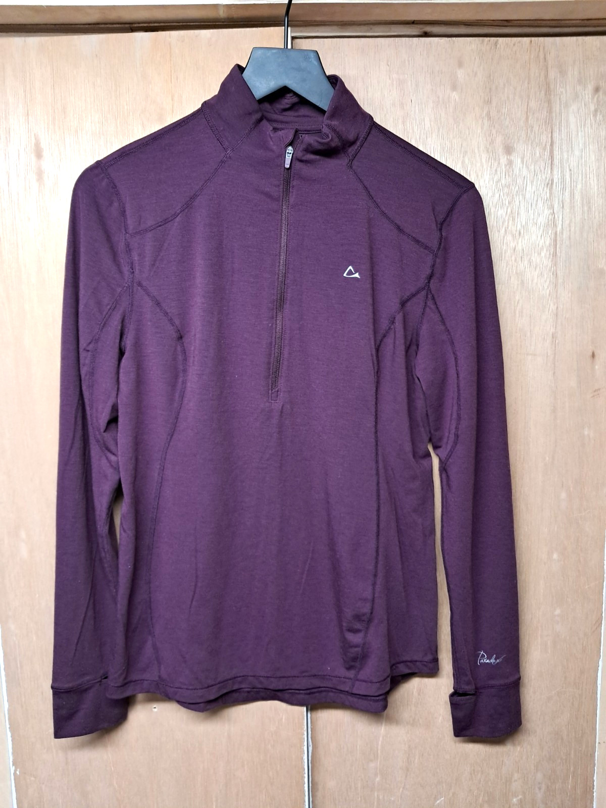 Paradox Women*s Merino Blend Performance Base Layer 1/4 Zip Size Medium