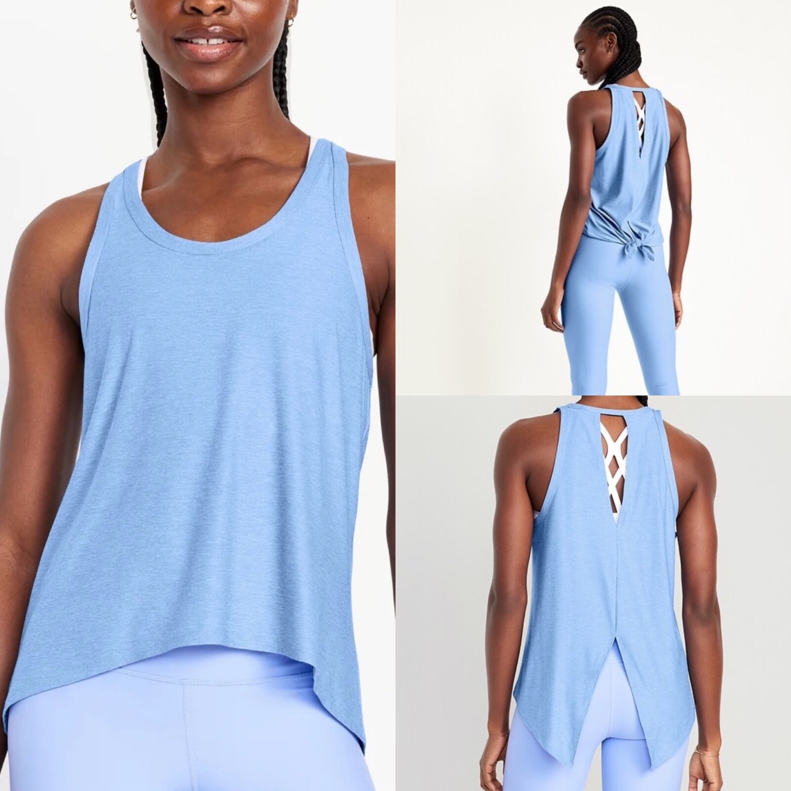 Old Navy Women’s CloudMotion Cloud 94 Tank Top Blue Overall Size XS S ST M L XXL