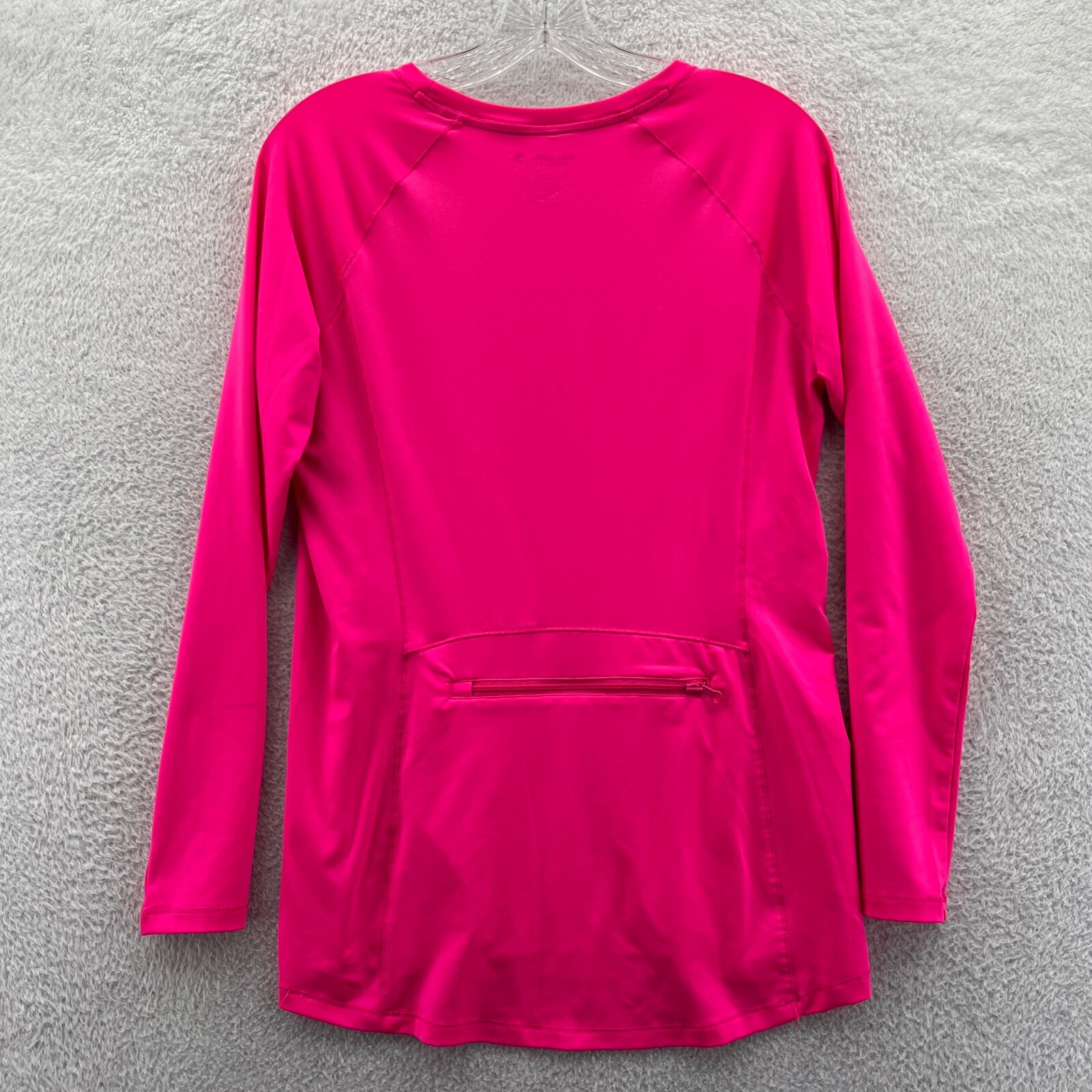 Reel Legends Shirt Womens Size Small Pink Athletic Long Sleeve Gym Running Fish