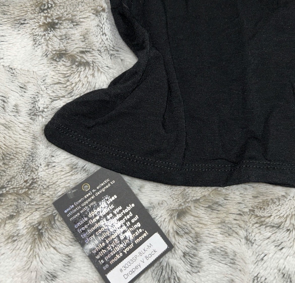 🆕 NWT Revolve Onzie | Drapey V Back Long Sleeve | Black | Medium