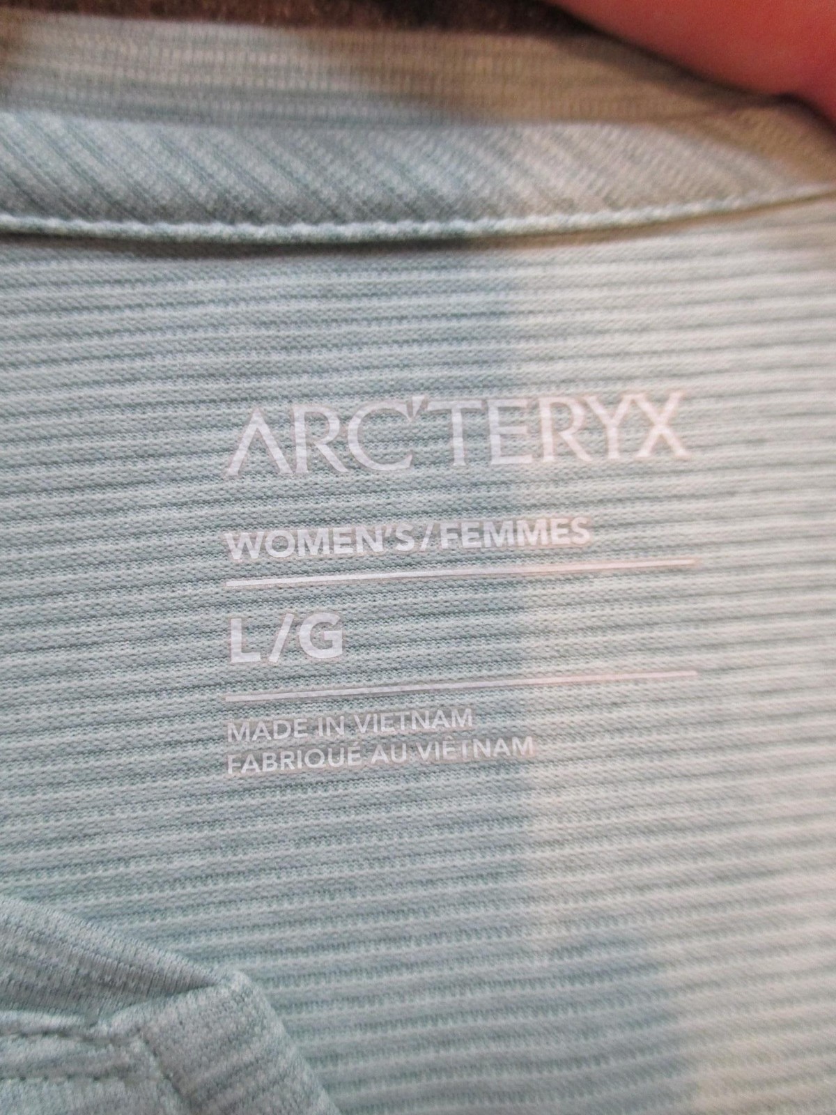 Arc’teryx Shirt Womens Large Green Kadem Henley Long Sleeve Lightweight Hiking