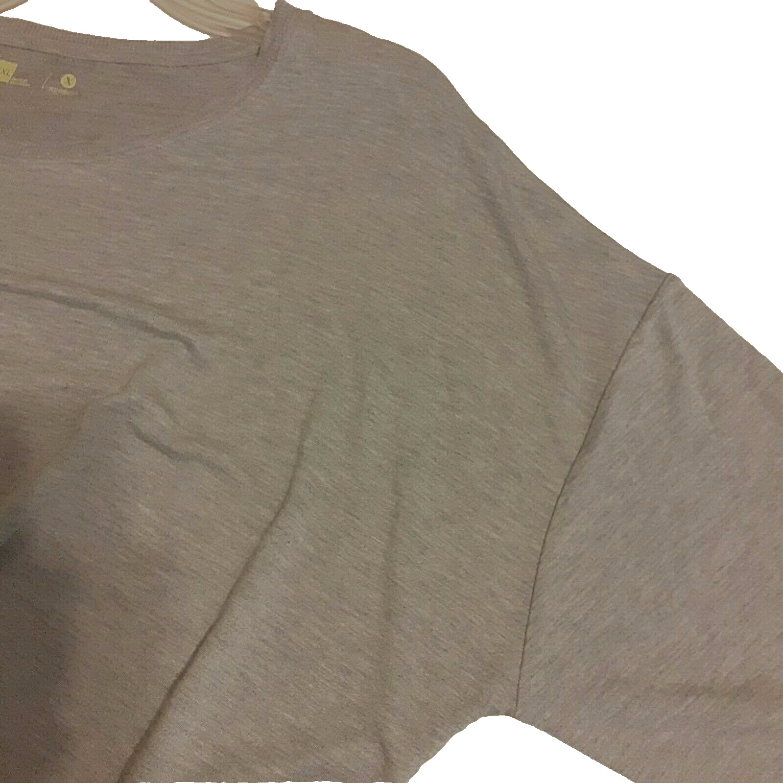 Xersion 97% rayon, 3% spandex solid gray heather l/s top Size Large