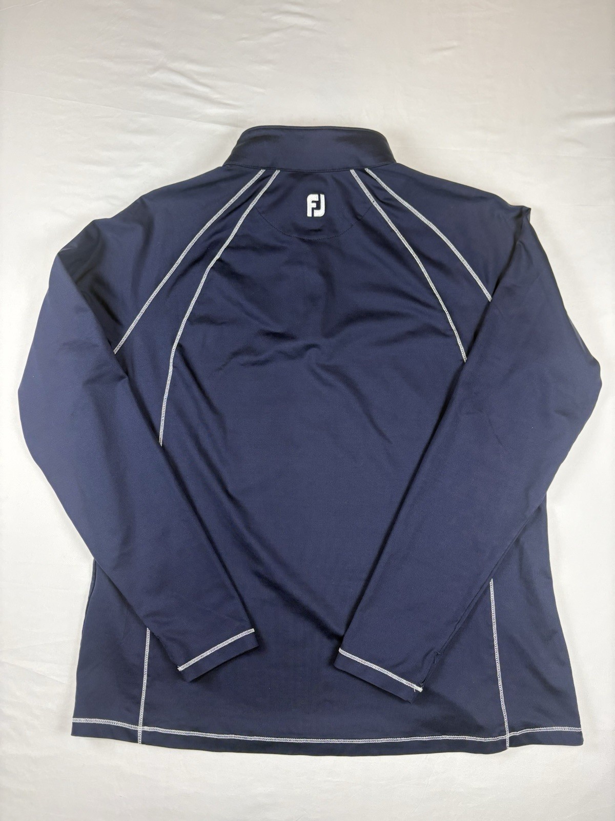 FootJoy Quarter Zip Women’s Large Golf Performance Stretch Pullover Navy