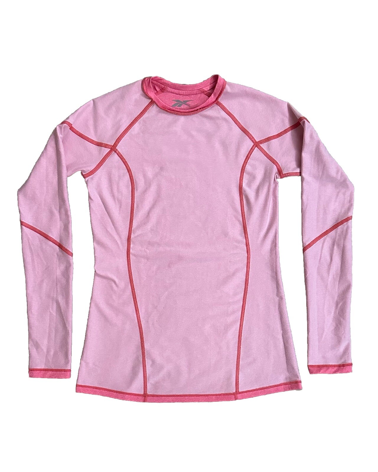 Reebok Cold Weather Compression Long Sleeve Shirt Pink Slate Size S