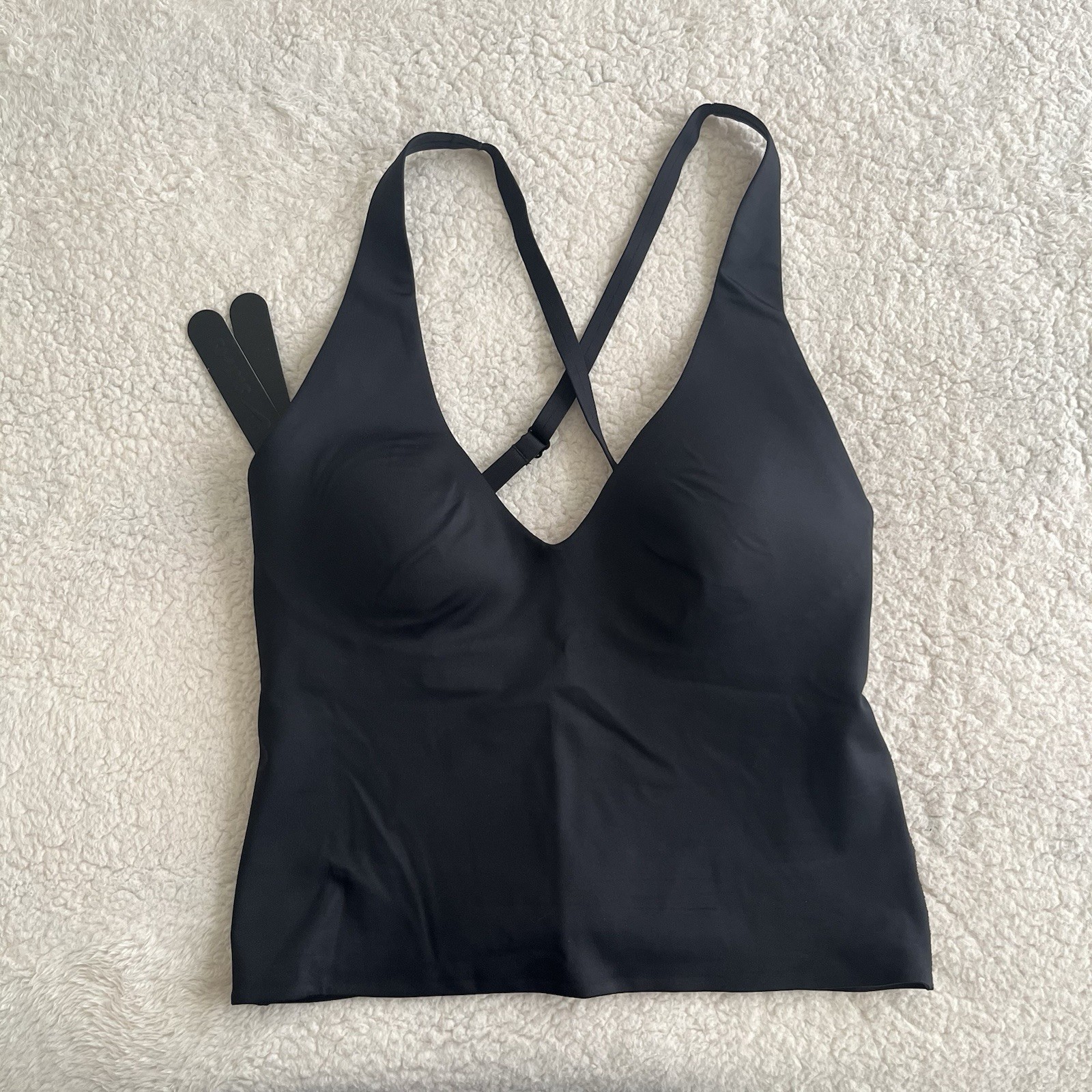 Nike Skims Obsidian Shine V-Neck Tank – Size Small