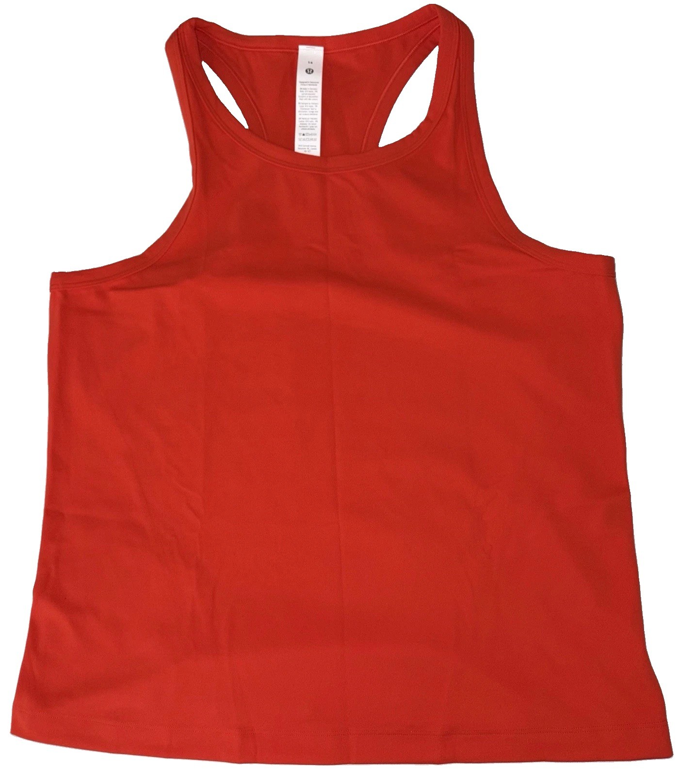NWT🍒LULULEMON🍒SIZE 14🍒ALIGN WAIST LENGTH RACERBACK🍒AUTHENTIC🍒CHERRY EMBER