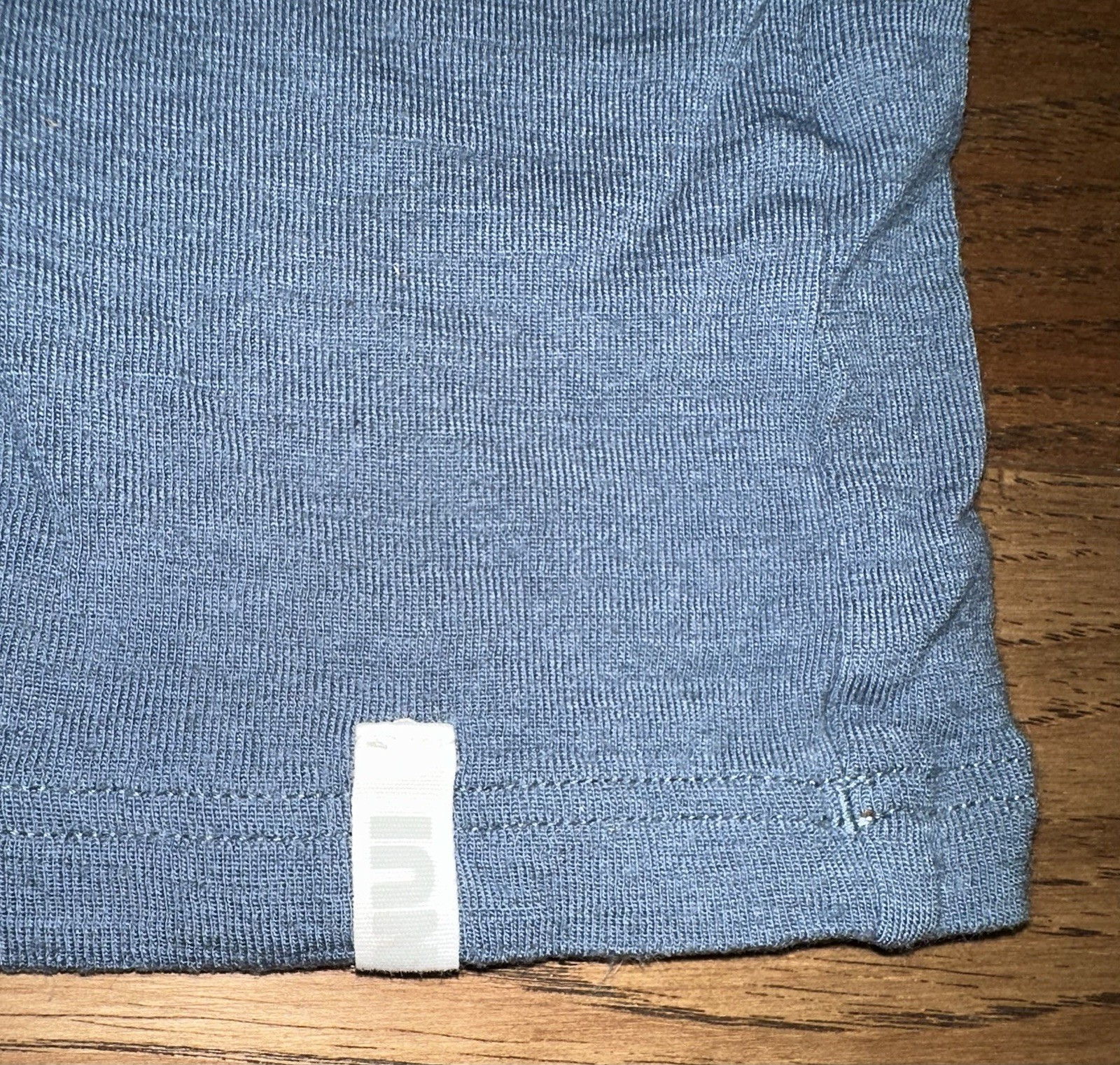 NUI Organic Merino Wool Base Layer Long Sleeve Shirt Women’s L Blue Slate