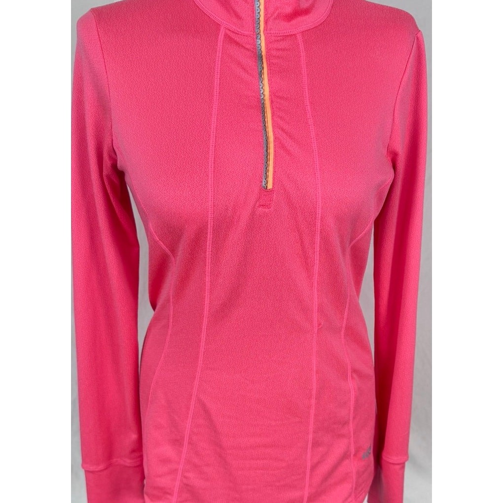 Marika Tek Dry-Wik Pink Quarter Zip Performance Wear Medium