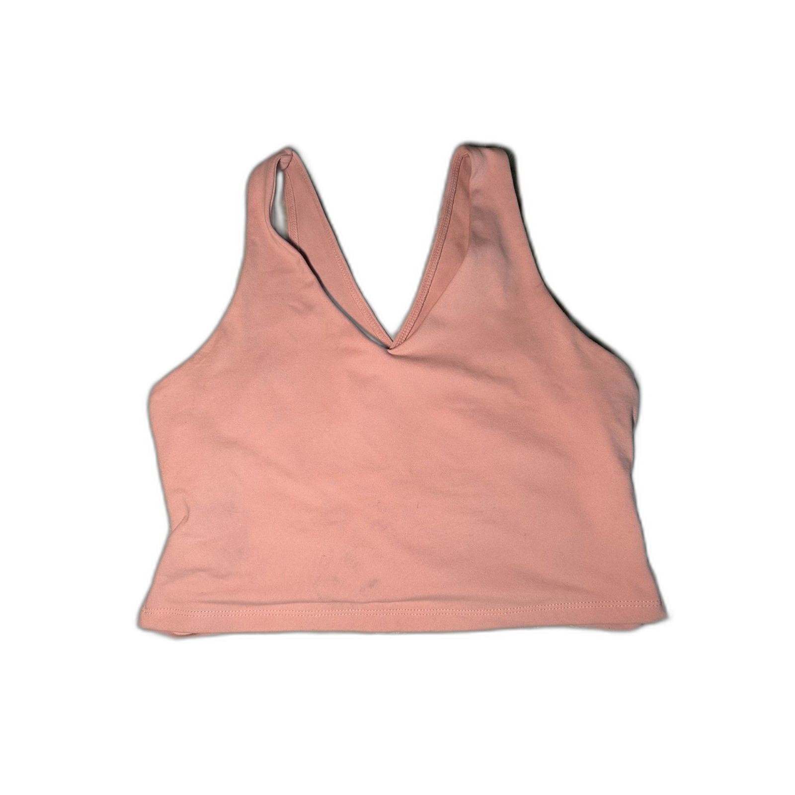 lilac shirt with crossover back and wide straps
