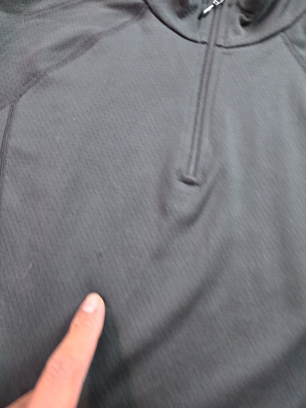 The North Face Pullover Womens Small Black 1/4 Zip Long Sleeve Flash Dry