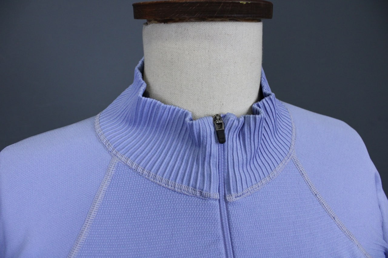 Under Armour Seamless Purple Solid 1/4 Zip Long Sleeve Pullover Top Shirt Sz S/M