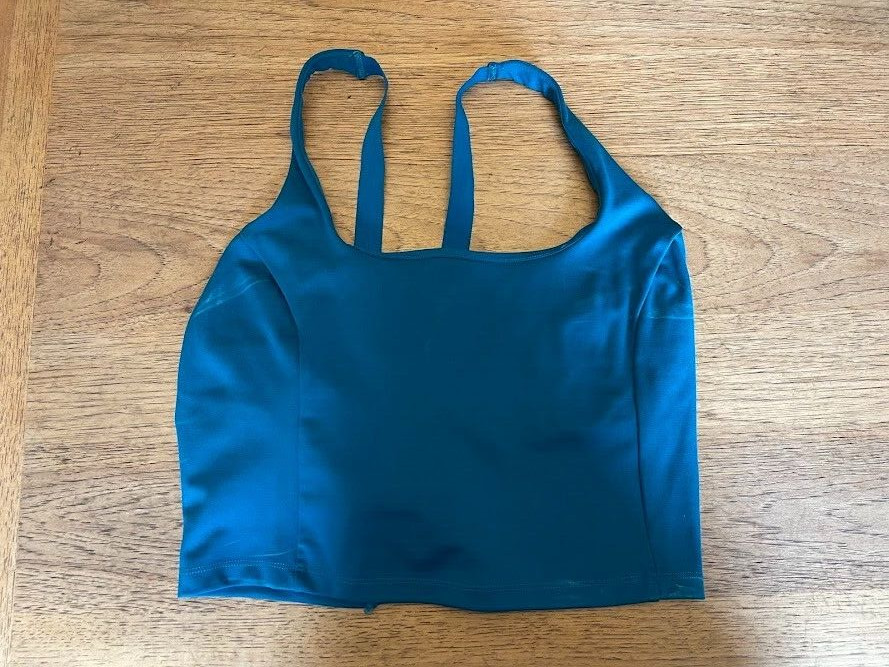 Victoria’s Secret Night Ocean X-LARGE Essential Lace UpTank Top VS