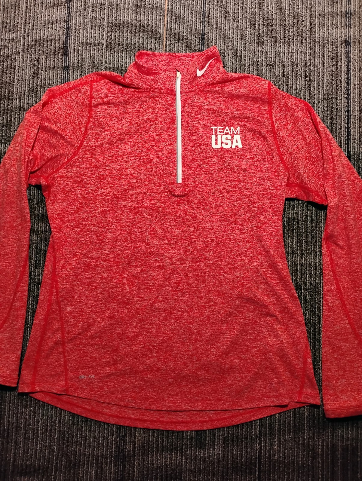 Nike Team USA Element 1/2 Zip Pullover Red Olympics Dri-Fit Sports Women’s XL