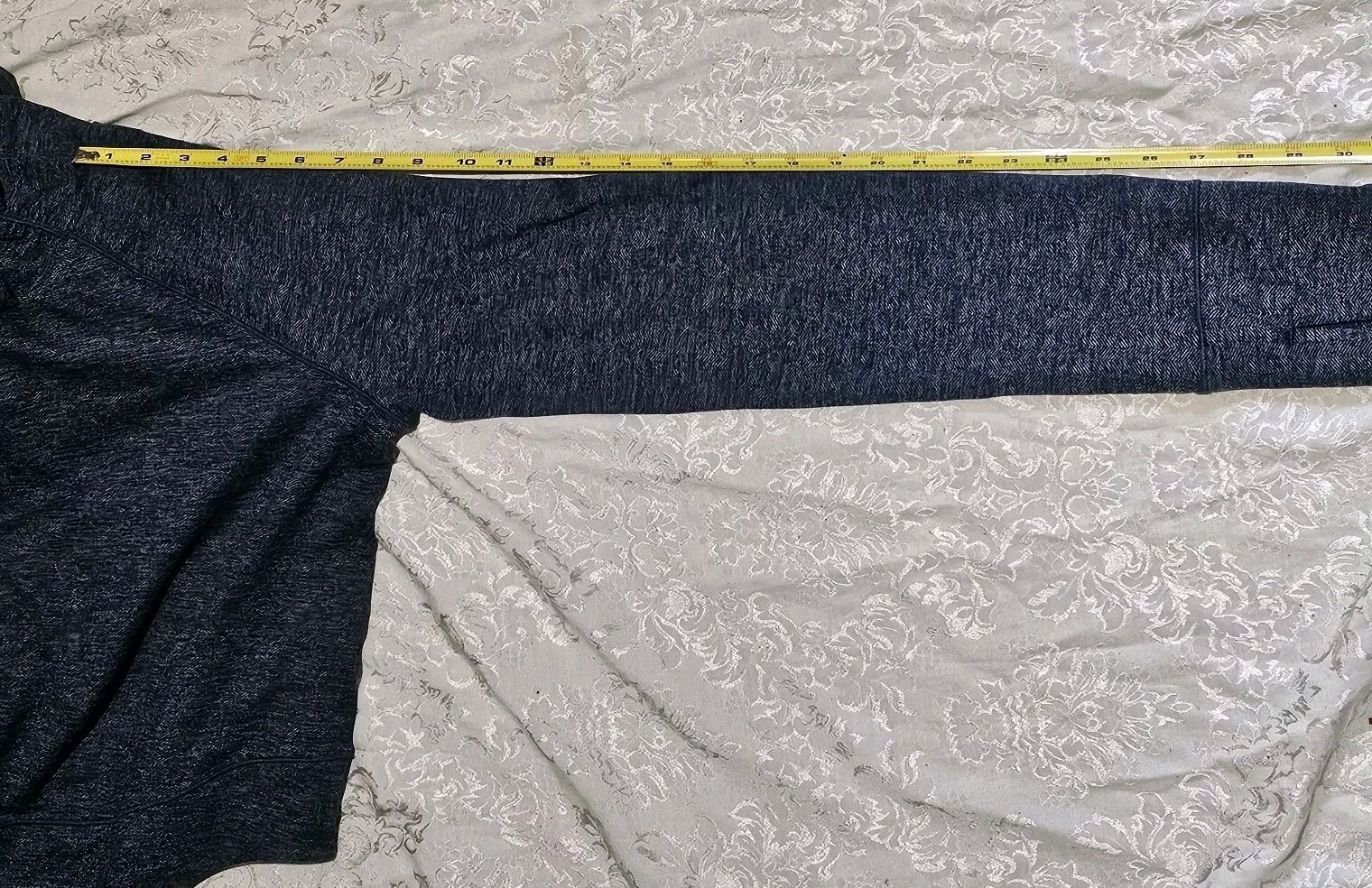 Prana Funnel Neck Herringbone Nautical Knit Sleeve Crop Top Sz Xl Activewear Nwt