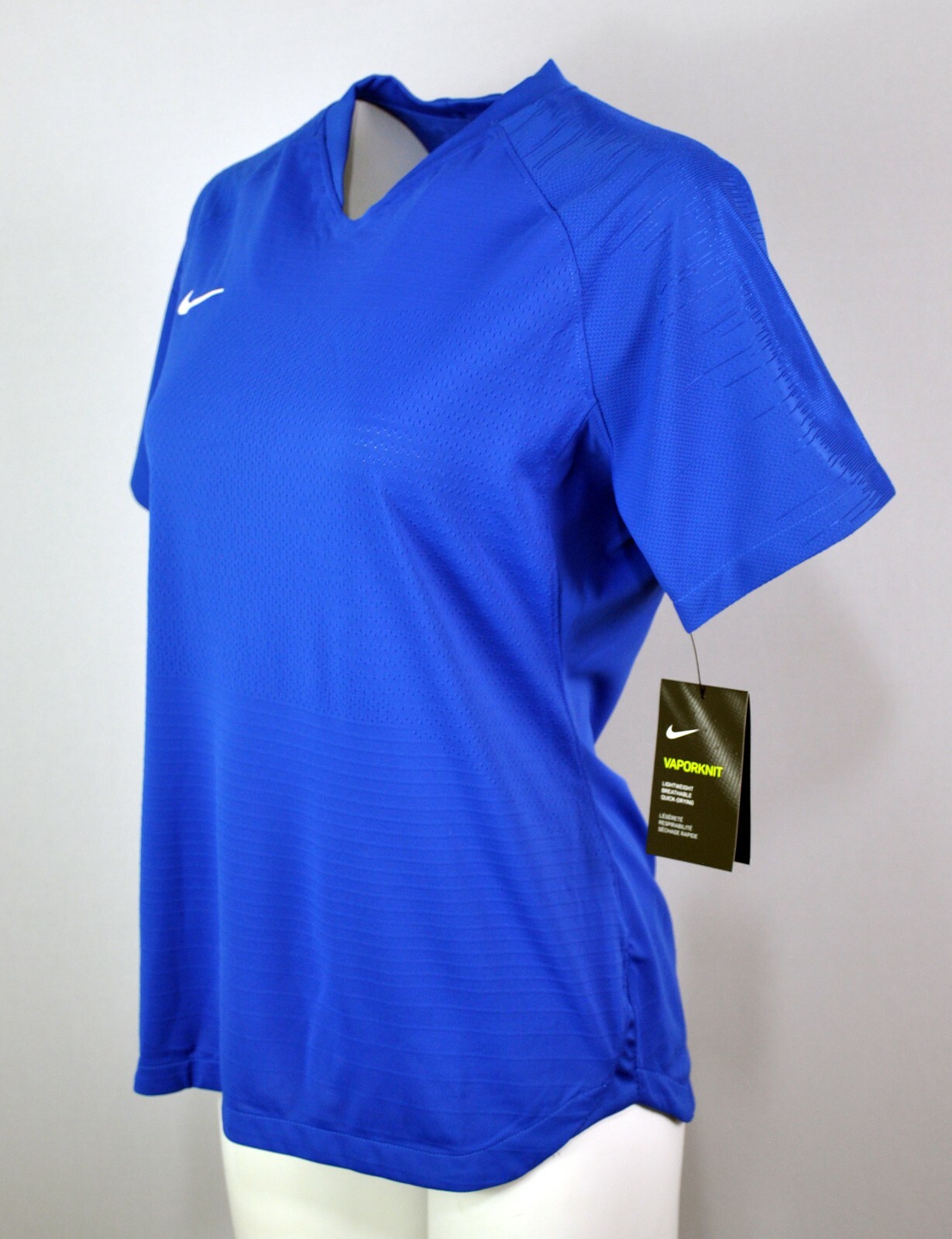 Nike Soccer Jersey Women’s Size Medium Vaporknit Shirt Royal Blue Futbol $70