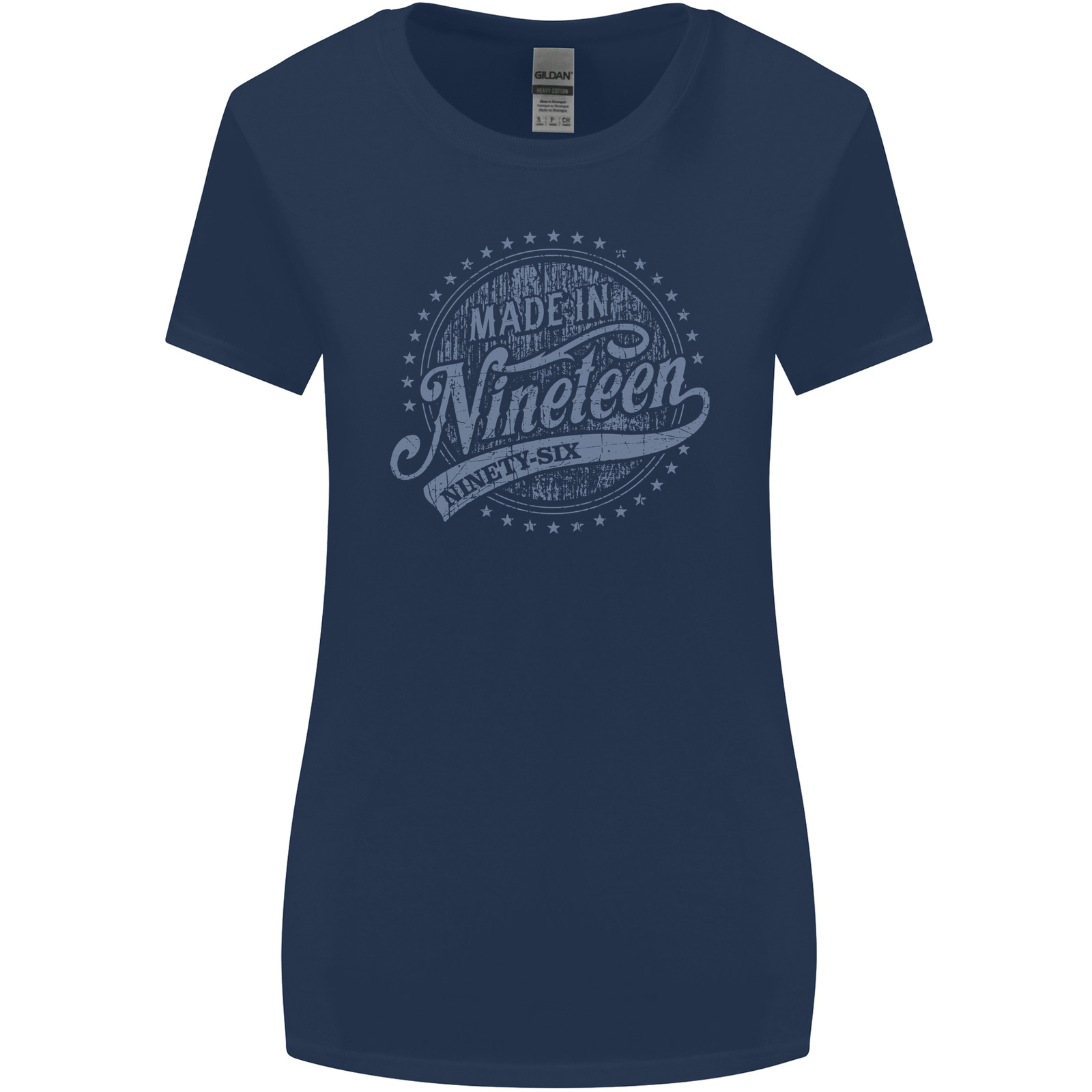 Distressed 29th Birthday Made In 1996 Womens Wider Cut T-Shirt