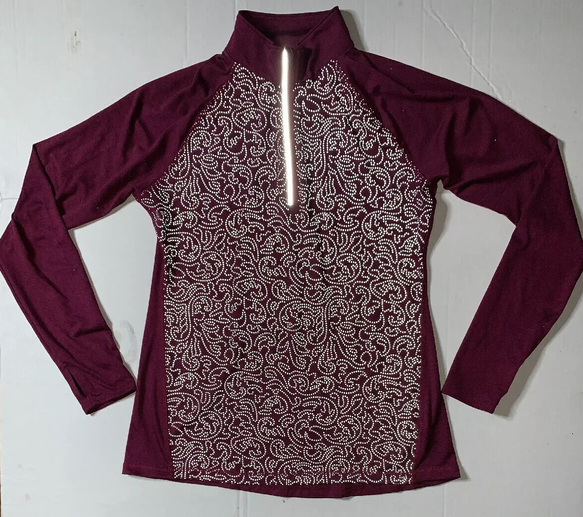 Preowned- Old Navy Activewear 1/2 Zip Athlesiure Top Womens (Size M)