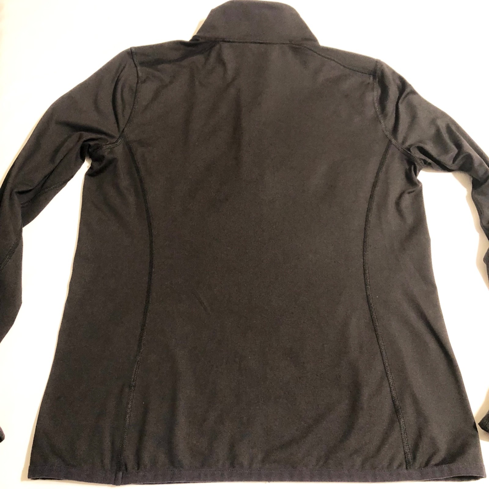 Lauren Ralph Lauren Active Pullover LRL Women’s M Stretch Black 1/2 Zip Top EUC!