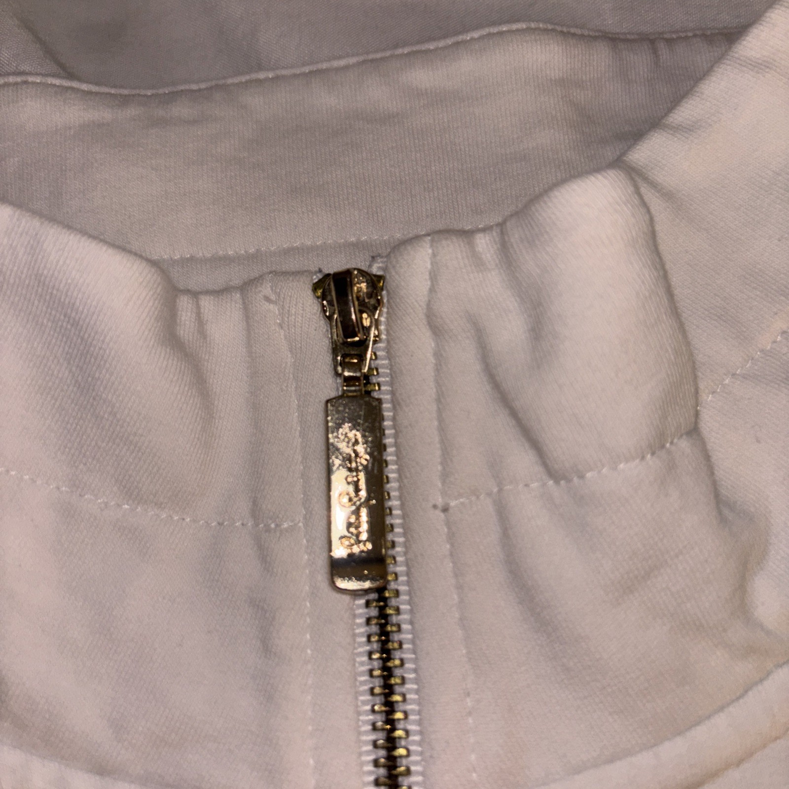 Lilly Pulitzer Ivory Pullover Sweatshirt Half Zip Size Large – Mid Weight