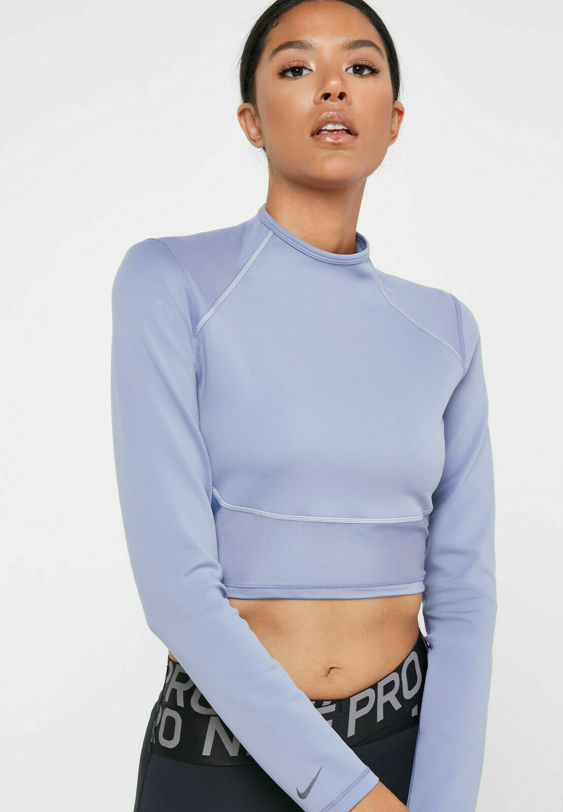 Women’s Nike Tech Pack City Ready Training Crop Top L Blue Running Gym New